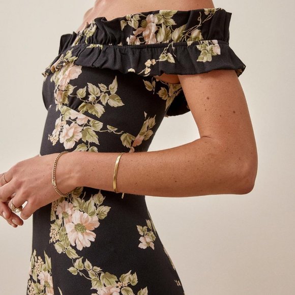 Like New | Reformation Izabel Dress Floral Print - Picture 2 of 6
